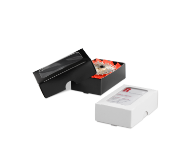 Kutije s prozirnim poklopcem, bijele