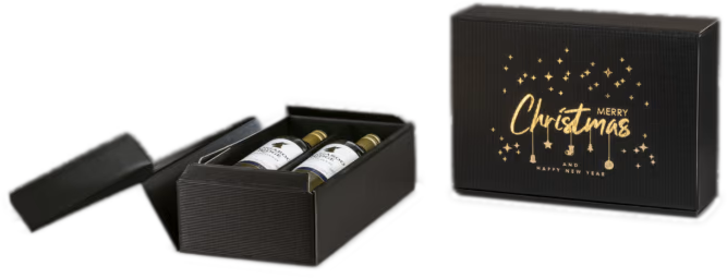 Darovne kutije za boce •Zlatne želje•