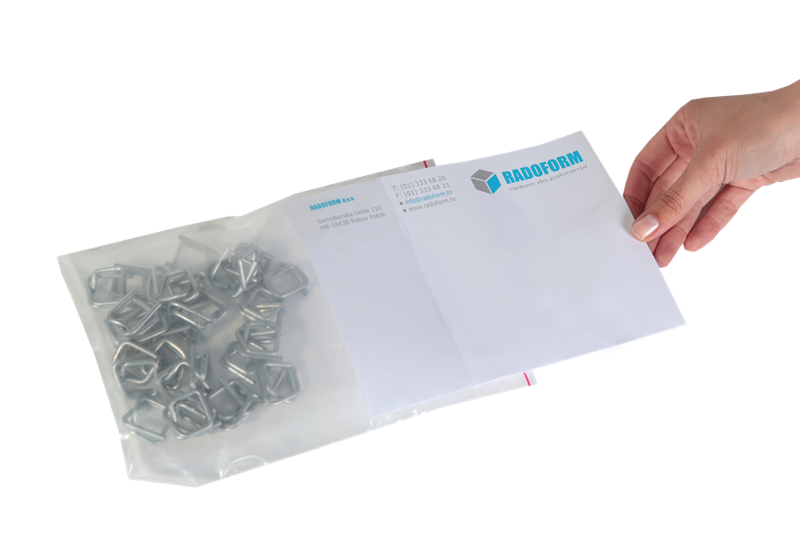 MECAFERM - Vrećice s patentnim zatvaračem + džepićem