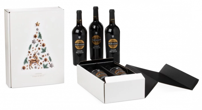 Darovne kutije za boce •Božić•