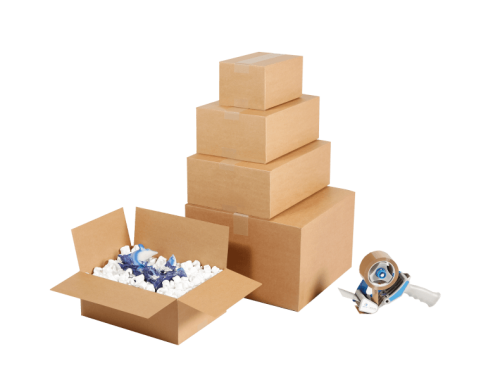 Preklopive kutije, 1-valne, smeđe