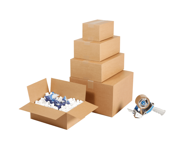 Preklopive kutije, 1-valne, smeđe